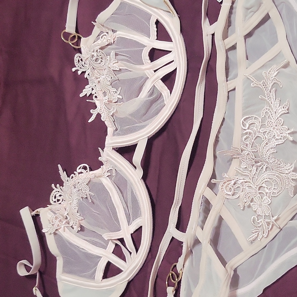 Lace set bra brief